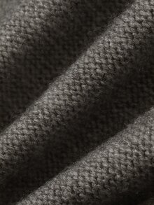 DAZY American Style Grey Long Sleeve Knit Sweater & Bodycon Skirt Set, College Style Outfit For - Grey - View 11
