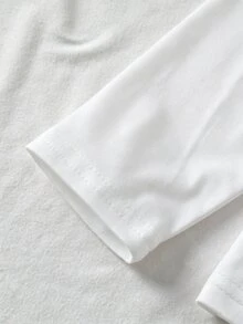 女童舒適休閒可愛水豚印花長袖長褲牛奶絲面料家居服套裝 - 卡其色 - 查看 7