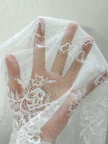 DelicateAllure قميص نوم نسائي شفاف مثير - أبيض - مشاهدة 6