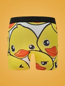 Notgurli 1/3/6pcs Men's Boxers Random Print Styles - Multicolor - View 2
