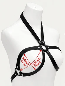 SpicyHot Circular Ring Connected Fashion Sexy Bustier Strap - Multicolor - View 3
