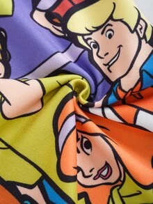 SCOOBY-DOO X SHEIN Women's All-Over Print Fashion Leggings -DOO - Multicolor - View 6