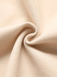 Holdful Holdful 女款秋冬刺繡長袖寬鬆優雅大衣 - 杏色 - 查看 6