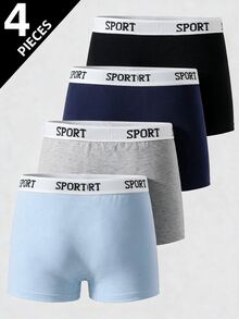 SHEIN 4件組青少年男孩三角內褲 - 彩色 - 查看 5