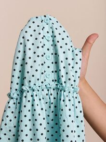 CovetEZ 秋冬新款彩色波點休閒長袖方領大尺碼T恤 - 彩色 - 查看 8