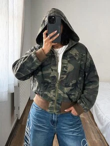 StreetHx Women's Y2K Style Gothic Vintage Washed Loose Hoodie Streetwear Sweatshirt - Multicolor - View 8