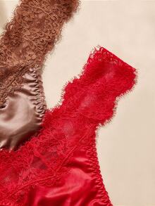 Charlaine Women's Lace Patchwork Panties 3-Piece Set - Multicolor - View 4