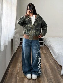 StreetHx Women's Y2K Style Gothic Vintage Washed Loose Hoodie Streetwear Sweatshirt - Multicolor - View 5