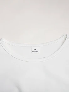 SHEIN White Long Sleeve Top Blending Simplicity And Elegance, A Fashion Item Combining Daily Practicality And Design - White - View 6