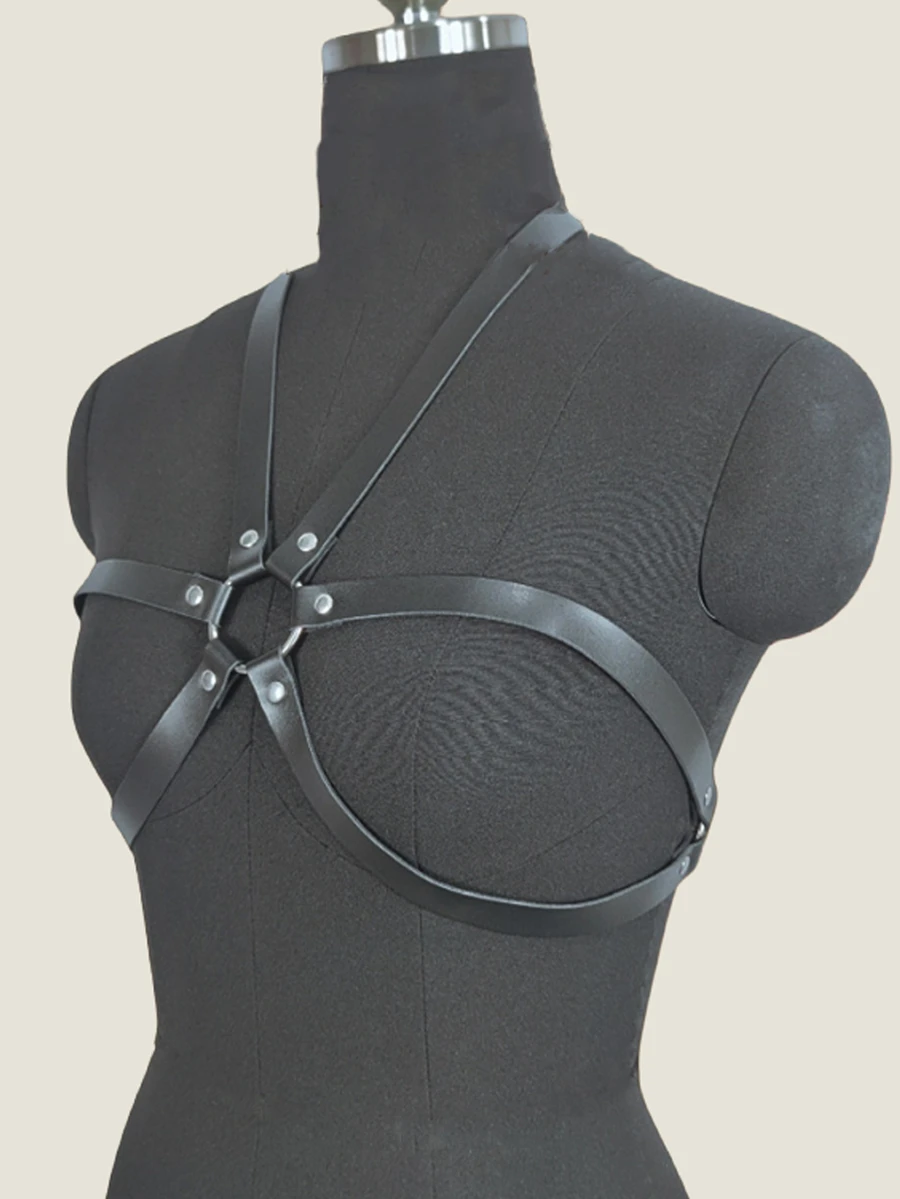 SpicyHot Circular Ring Connected Fashion Sexy Bustier Strap - Multicolor - View 1