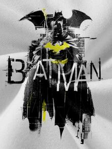 BATMAN X SHEIN Manfinity EMRG 男士字母圖案休閒日常長袖運動衫 - 彩色 - 查看 5
