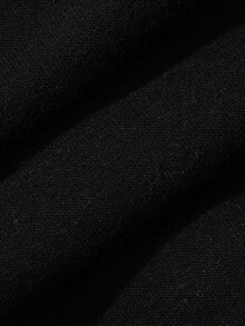 DAZY 女款純色休閒百搭日常喇叭褲 - 黑色 - 查看 6