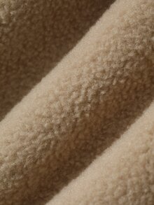 Hapijoa 男嬰字母與山脈刺繡圓領長袖休閒運動衫 - 卡其色 - 查看 7