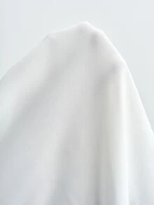 TOKVUE 男士美式復古風圓領套頭衛衣，經典黑白拼色落肩袖針織上衣，街頭休閒風，奢華精緻風格，適合日常通勤、校園出遊、休閒運動、Citywalk，中性情侶穿搭，最佳節日禮物 - 黑與白 - 查看 5