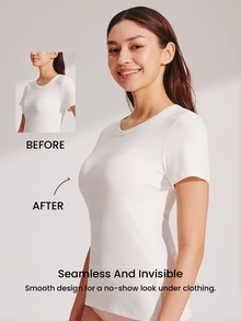 LUVLETTE Dream Curve Support+ Side Support  Underwire Push Up T-Shirt Basic  Comfortable No-Show Seamless Must-Haves  Christmas Red Bra - Red - View 7