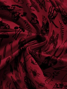 ROMWE Goth 女款大尺碼全印花百褶休閒日常夏季細肩帶洋裝 - 白色 - 查看 4