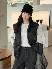 K-Vae Rompi Kulit Hitam Wanita - Hitam - View 1