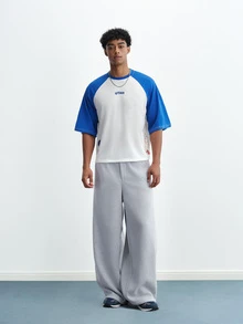 TOKVUE Men's Casual Button Pocket Loose Sweatpants For Daily Wear - Grey - View 5