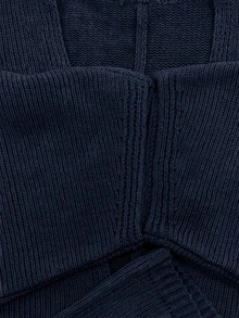 SHEIN 女款素色休閒百搭日常穿搭開襟衫 - 寶藍色 - 查看 5