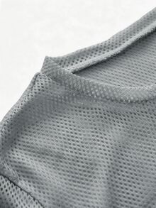 SHEIN Cheerettes 女款休閒日常運動T恤 - 灰色 - 查看 5