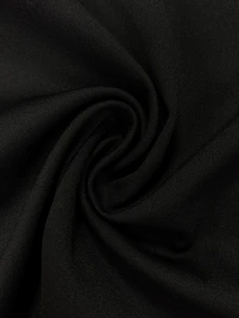 Velvienne Women's Spring/Autumn New Square Neck Elegant Fitted Waist Dress, Suitable For Daily Commute, Office Workplace, Date And Gathering Outfits - Black - View 6