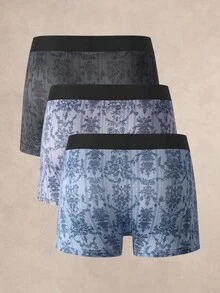 EverLounge Celana Dalam Boxer Pria Motif Garis-Garis (Paket 3) - MultiWarna - View 2