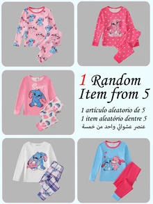 Girls' Autumn/Winter Long Sleeve Long Pants Pink Series Cute Rabbit Fitted Pajama Set - Multicolor - View 7