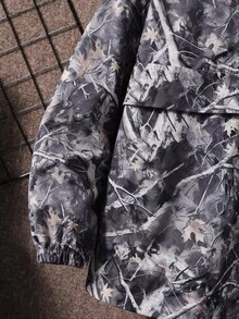 SHEIN 2件組青少年男孩半拉鍊連帽外套與慢跑長褲，黑色，夏季，街頭休閒圖案街頭時尚，加厚抓絨運動套裝，旅行 - 彩色 - 查看 6