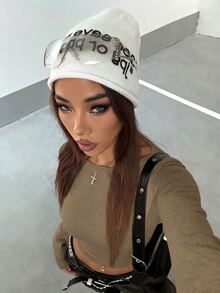StreetHx 休閒百搭女款秋季舒適柔軟長袖T恤 - 薑色 - 查看 4