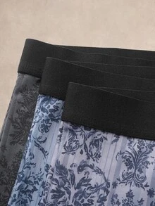 EverLounge Celana Dalam Boxer Pria Motif Garis-Garis (Paket 3) - MultiWarna - View 3
