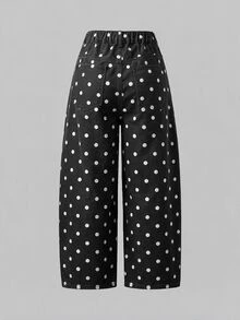 SHEIN MOD 大尺碼女款波點休閒日常牛仔褲 - 彩色 - 查看 2