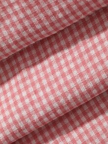 DAZY Cartoon Bunny Pattern Long-Sleeved T-Shirt And Straight-Leg Plaid Pajama Pants 2-Piece Women's Pajama Set - Pink - View 9