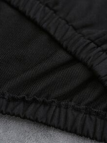 TOKVUE Men's Autumn/Winter Holiday Gift Design Pullover Sweatshirt - Black - View 6