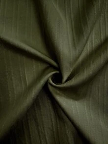 Sylviya Lässiges weißes Damen-Sommerkleid mit Blumenmuster und V-Ausschnitt für den Urlaub - Armeegrün - Übersicht 7