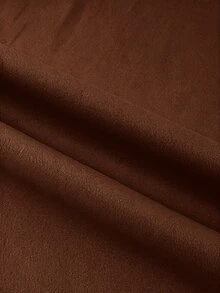 GlowEve Fashionable Elegant Commute 2 In 1 Cold Shoulder Round Neck Tank Top Wide Leg Pants Jumpsuit - Brown - View 4