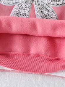 SHEIN Young Girl Young Girl Young Girl Young Girl Young Girl 3pcs Knit Solid Color Round Neck Loose Casual Autumn Winter Sweatshirt - Multicolor - View 5