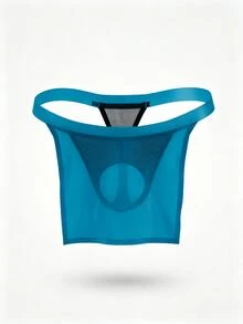 DrisQ DrisQ 1pc Men's Black Mesh Underwear - Blue - View 3