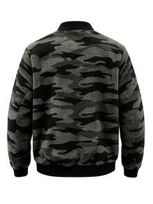 Manfinity Homme Men's Camouflage Casual Versatile Daily Travel Long Sleeve Jacket - Multicolor - View 3