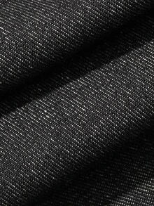 DAZY Spring/Autumn Black Washed Distressed Original Color Denim Jeans For Men, Plus Size - Black - View 10
