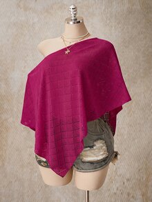 SHEIN ICON 大碼女士上衣 - 中紫紅色 - 查看 5