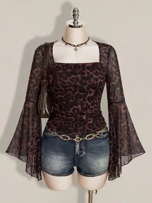 SHEIN ICON Plus Size Women Tops - Multicolor - View 4