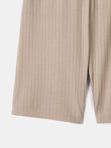 SHEIN LUNE 女款素色休閒百搭日常穿著內搭短褲 - 彩色 - 查看 3