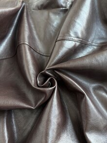 Pariaura Elegant Lapel Zipper Side Pocket Cool Slimming Daily Commute Street Style Jacket Coat Top - Brown - View 6