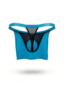 DrisQ DrisQ 1pc Men's Black Mesh Underwear - Blue - View 4