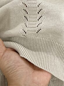 Rusticease Versatile Cute Elegant Casual Button Half-Placket Knit Cardigan For Middle-Aged And Elderly Women Office Formal Going Out Grey Fall - Beige - View 6