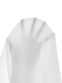 Manfinity Homme Manfinity Mode Men's Plus-Size Long-Sleeve Shirt, Solid White, In A Business-Casual Or Formal Style. - White - View 8