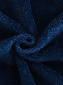 2件組男孩恐龍刺繡保暖柔軟親膚抓絨長袖長褲睡衣套裝 - 藏蓝色 - 查看 8