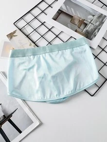 DrisQ DrisQ 1pc Men's Shiny Flat Front Shorts - Blue - View 2