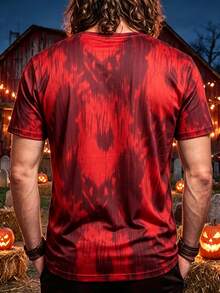IT Chapter TWO | Manfinity Fenqiro 萬聖節 IT 男款圓領短袖休閒百搭 T-shirt - 彩色 - 查看 2