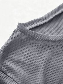 SHEIN Cheerettes 女款休閒百搭日常旅行運動T恤 - 深灰色 - 查看 5